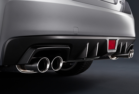 Rear Diffuser and Twin Dual Tail Muffler